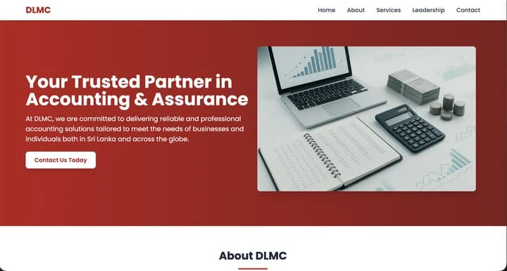 DLMC website screenshot