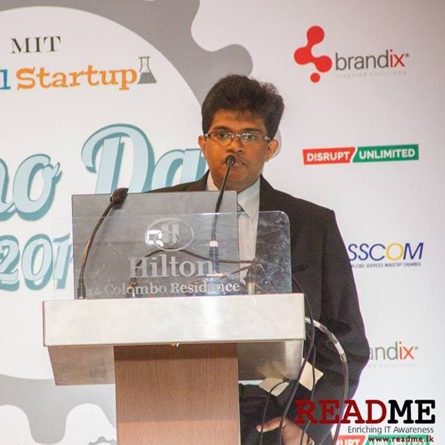 Founder presenting at MIT Global Startup Labs 2014