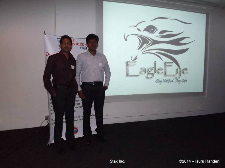 Eagle Eye product presentation with logo display